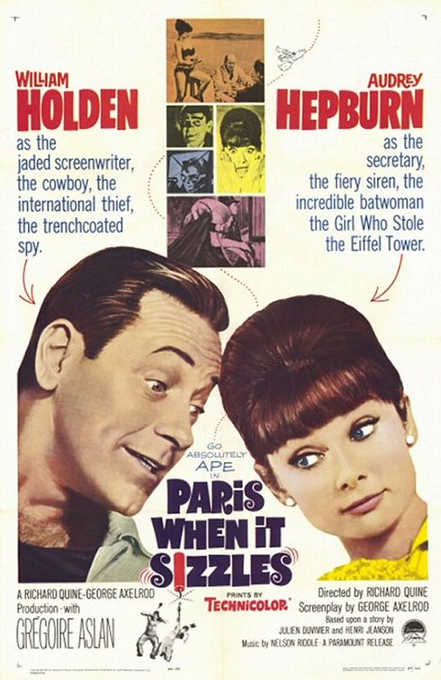 دانلود دوبله فارسی فیلم Paris When It Sizzles 1964
