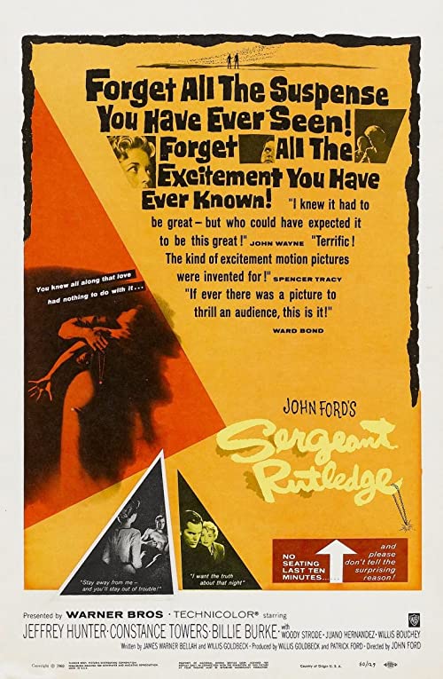 دانلود دوبله فارسی فیلم Sergeant Rutledge 1960 (گروهبان راتلدج)